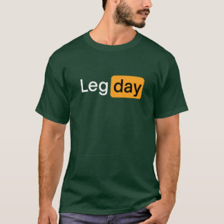 Camiseta Treino de perna fitness academia engraçado