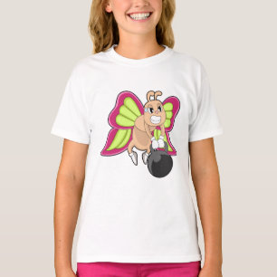Camiseta Treino de reforço da borboleta Dumbbell