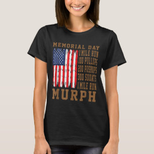 Camiseta Treino do memorial day Murph desafio americano Mur