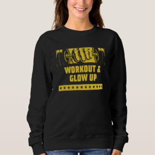Camiseta Treino e Brilho Academia Humor Fitness Saúde Dito