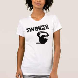Camiseta Treino Funcional de Fitness com Balanço de Kettleb