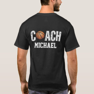 Camiseta Treino personalizado do treinador de basquetebol d
