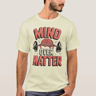 Camiseta Treino Retro Mente Sobre Matéria - Motivação de Gi