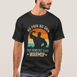 Camiseta Treino Sem Dor Sem Ganho condicionamento físico 