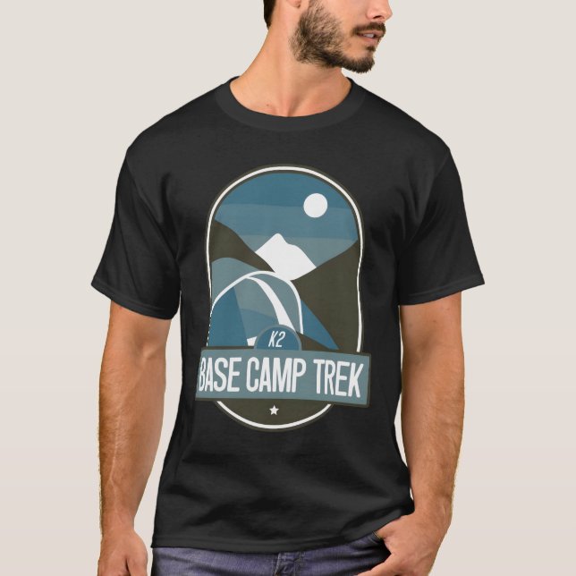 Camiseta Trek de Camp Base K2 (Frente)