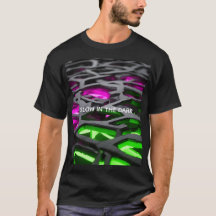 Treliça 3D Futurista Rosa Verde Brilhante