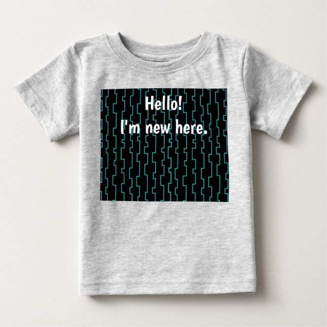 Camiseta Trellis Moderno do Século médio (Frente)