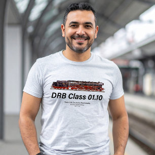Camiseta Trem a Vapor DRB Classe 01.10 Deutsche Reichsbahn
