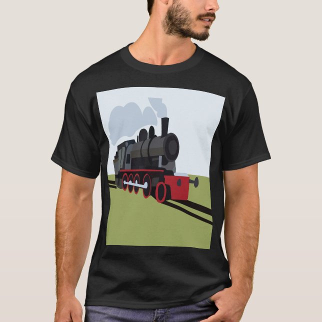 Camiseta Trem a Vapor Ferrovia (Frente)