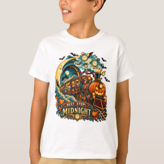 Camiseta Trem Abóbora Meia-Noite Próxima Parada