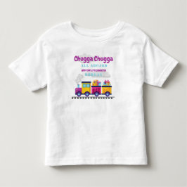 Camiseta Trem Chugga Choo Desenho Animado Aniversário Qualq