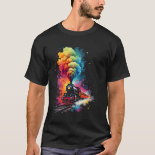 Camiseta Trem colorido