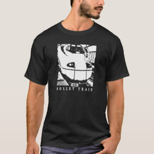 Camiseta Trem de Bullet Shinkansen Japão Souvenir Japonês K