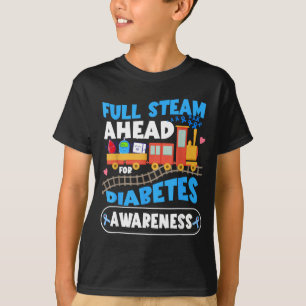 Camiseta Trem de Conscientização sobre Diabetes