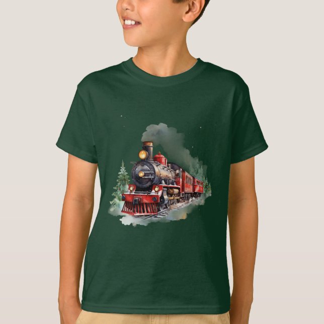 Camiseta Trem de Natal (Frente)