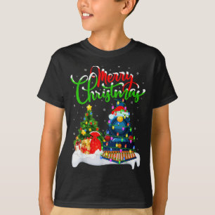 Camiseta Trem de Natal Iluminação Natalina Trem do Papai No
