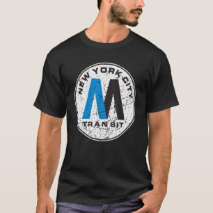 Camiseta Trem do Metrô de Nova York Retrô Nova York