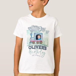 Camiseta Trem Ferroviário — O tema dos aniversários