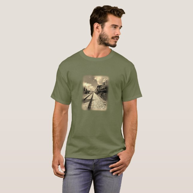 Camiseta Trem nos trilhos (Frente Completa)