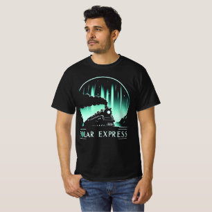 Camiseta Trem Polar Express Negro Masculino