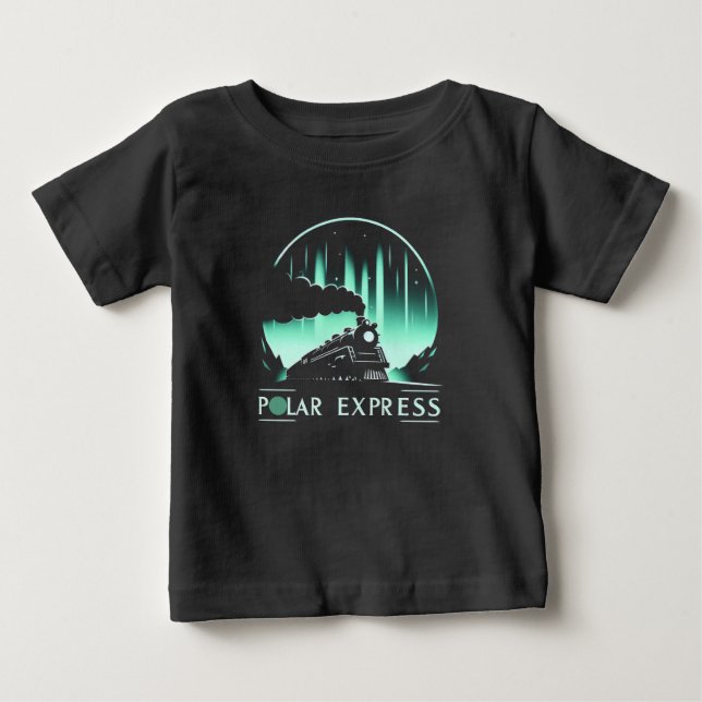 Camiseta Trem Polar Express preto (Frente)