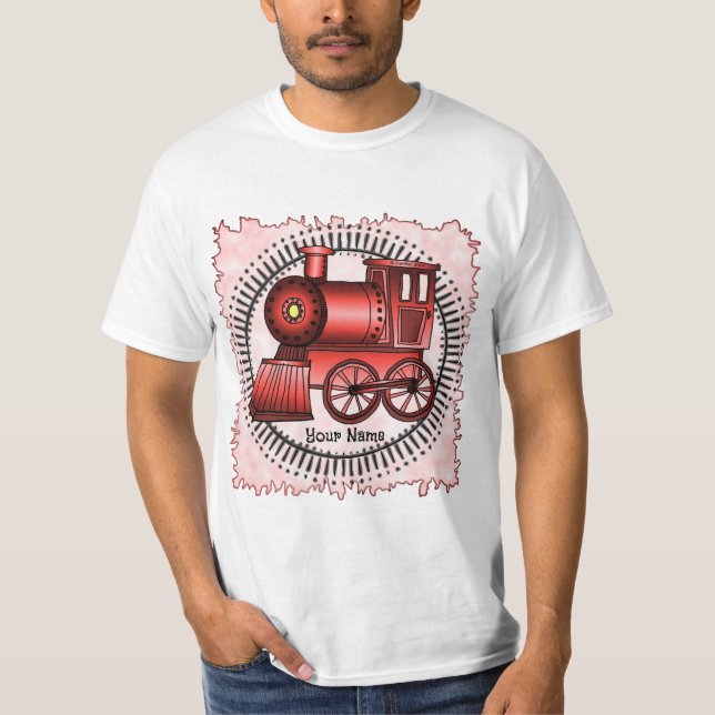 Camiseta Trem Vermelho (Frente)