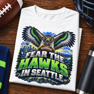 Camiseta Treme os Gaviões Jogo do Fã de Futebol de Seattle