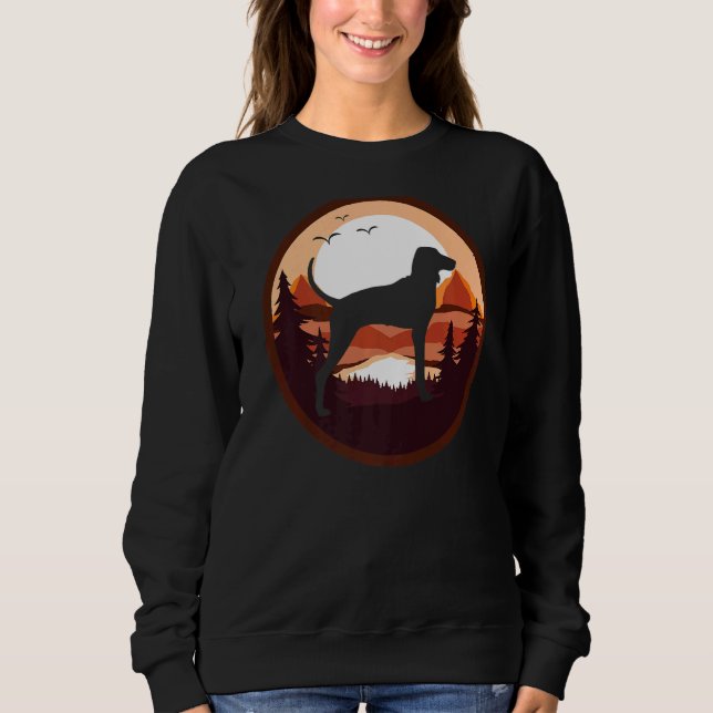 Camiseta Tremendo Cachorro Walker Coonhound Retro 2 (Frente)