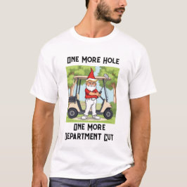 Camiseta Tremor Irritado Jogando Golfe Cortando Governo