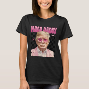 Camiseta Tremor Pink Sungles Maga Pai Engraçado Trump 2024