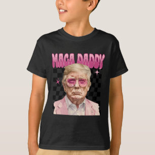 Camiseta Tremor Pink Sungles Maga Pai Engraçado Trump 2024