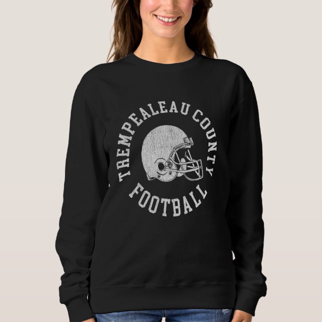 Camiseta Trempealeau County Futebol Throwback Hel (Frente)