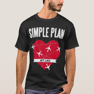 Camiseta Trend Simple Plan Jet Lag Gifts Para Clas De Venti