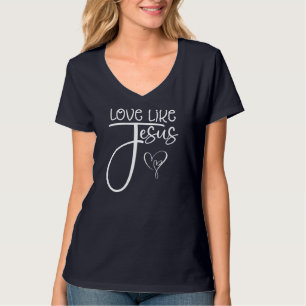 Camiseta Trendência Amor Religioso Cristão Como Jesus