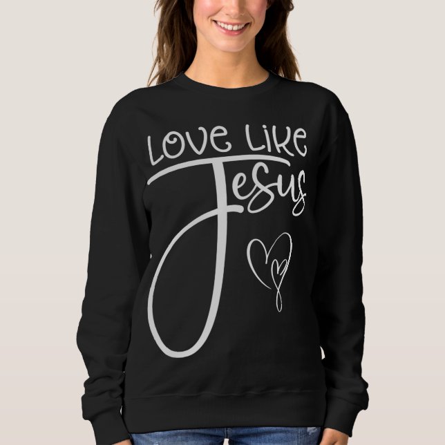 Camiseta Trendência Amor Religioso Cristão Como Jesus (Frente)