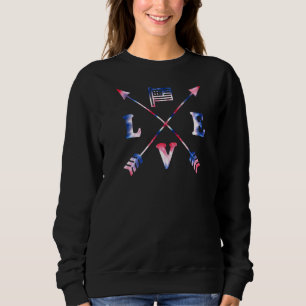 Camiseta Trendência Patriótica 4º De Julho Amar Americano F