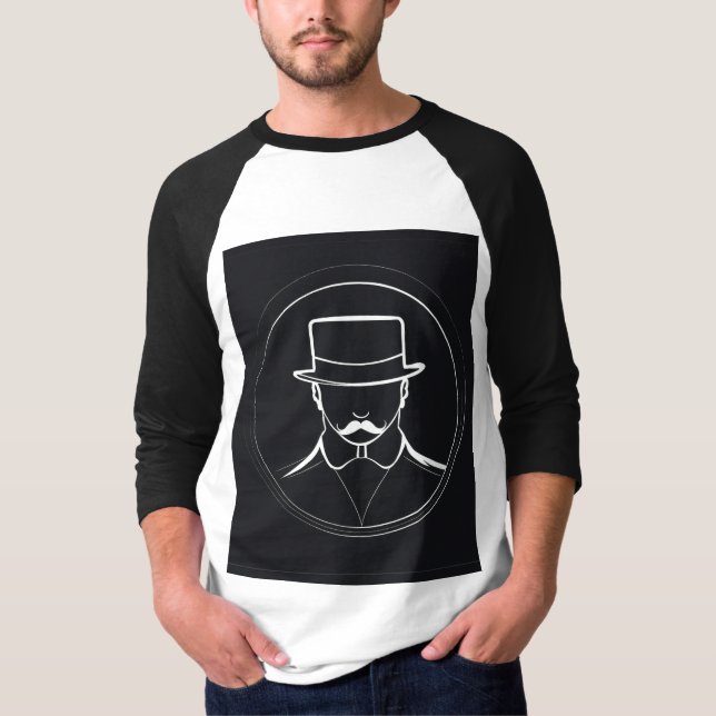 Camiseta Trendsetter Tee: Estilo Negrito para o Menino Mode (Frente)