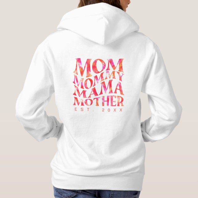Camiseta Trendsetting Mama: Personalizado De Colo Rosa Quen (Verso)