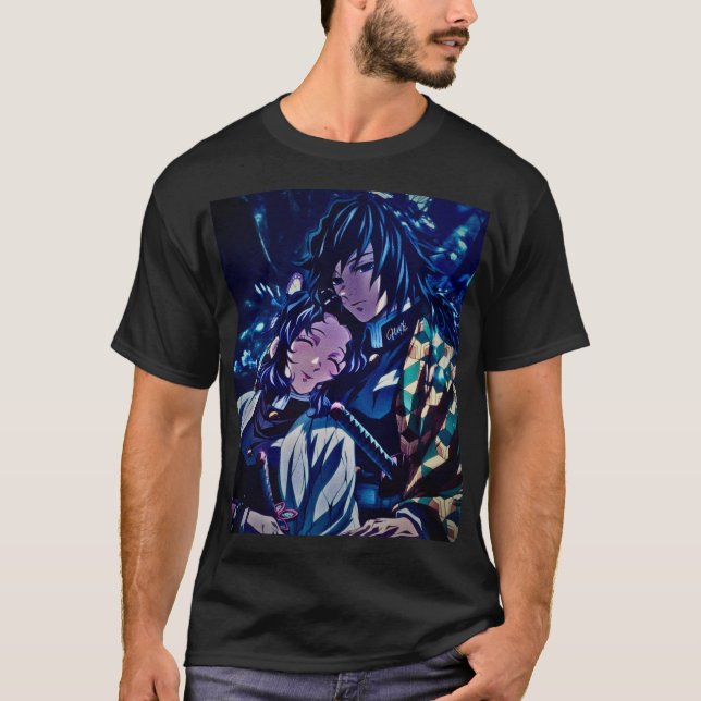 Camiseta Trendy Anime Art Tee: Edição Limitada (Frente)