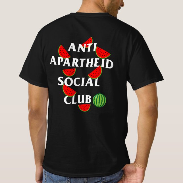 Camiseta Trendy Anti Apartheid Social Club Watermelon (Verso)