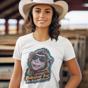Camiseta Trendy Baboon: Shades e Swag