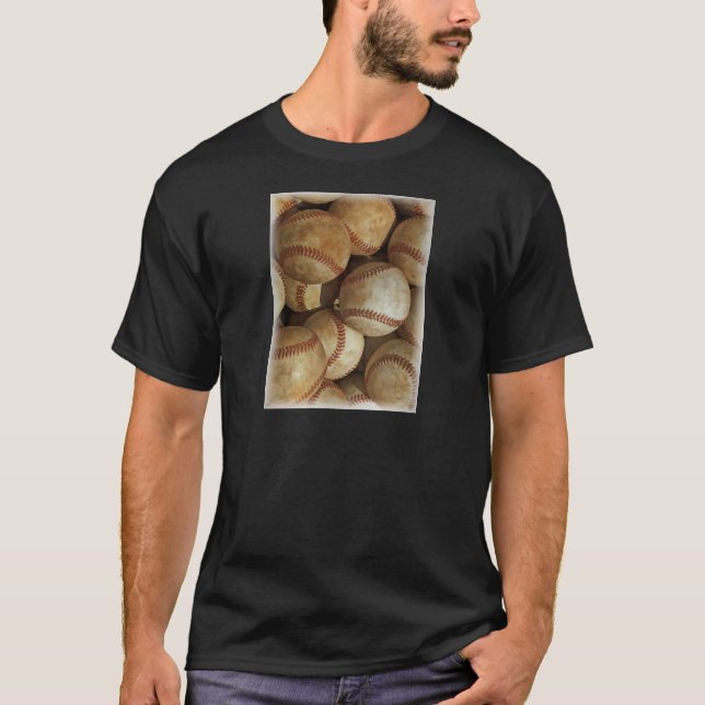 Camiseta Trendy Baseball Trabalho de arte (Frente)