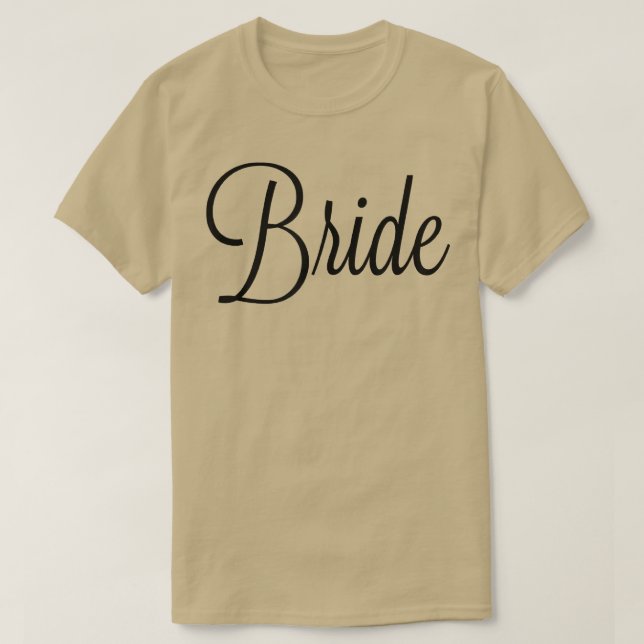 Camiseta Trendy Bride Simple (Frente do Design)