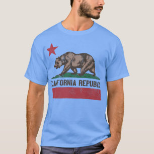 Camiseta Trendy California Vintage Bear Flag Premi