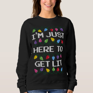 Camiseta Trendy Christmas Estou aqui para me livrar da Chri