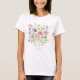 Camiseta Trendy Colorful Wildflower com Monograma (Frente)