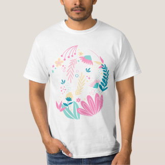Camiseta Trendy Colorful Wildflower Gift