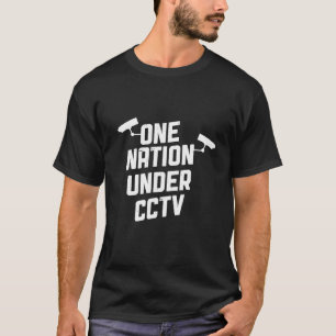 Camiseta Trendy Conspiração Uma Nação Sob Cctv Spy Camera