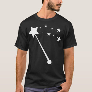 Camiseta Trendy de Natal Desenhando Fada WandT-Shirt