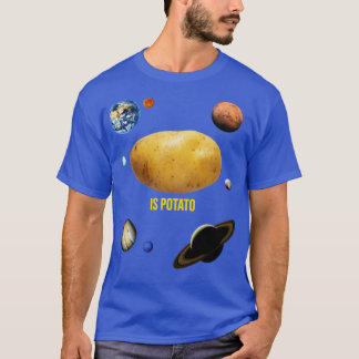 Camiseta Trendy é Batata com sistema solar